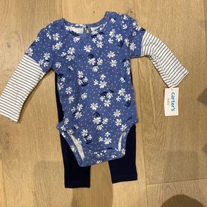 carters baby girl set